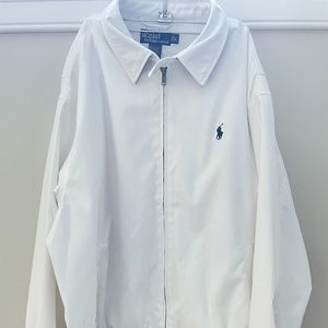 Polo Ralph Lauren White Men's Swing Jacket Size Large
